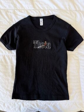 Theta Match Baby Rib Tee Medium